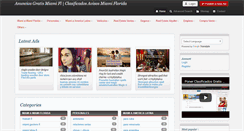 Desktop Screenshot of anunciosgratismiamifl.com